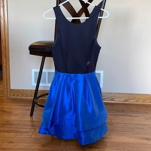 Black & Blue homecoming dress